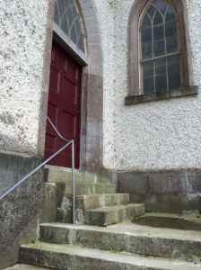 Carbry church entrance